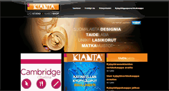 Desktop Screenshot of kianta.fi